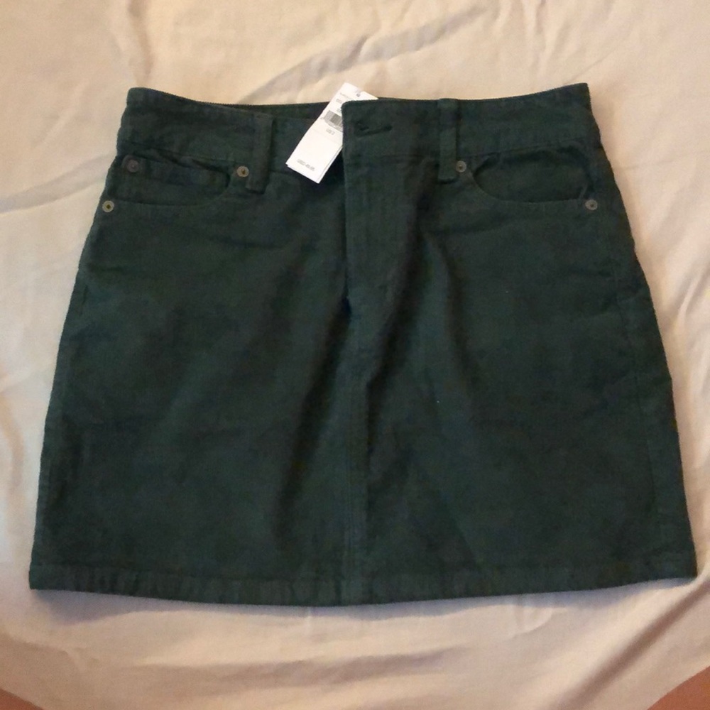 Green Corduroy skirt brand new with tags